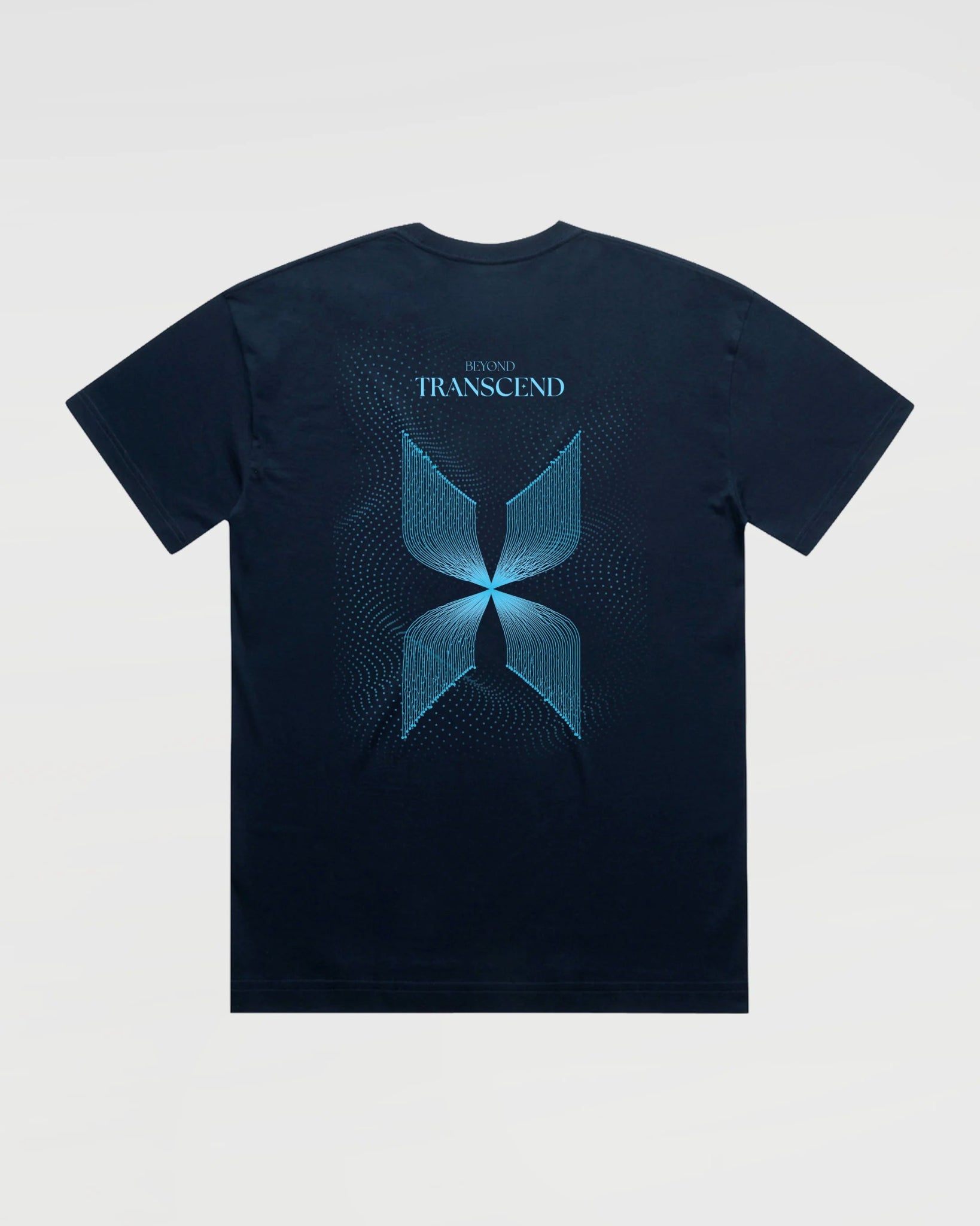 Beyond - Transcend | Relaxed Fit - Organic Cotton T-Shirt | Navy - Organic Apparel by The Ei8ht