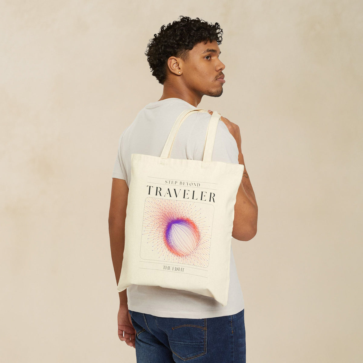 Beyond | Traveler Cotton Tote Bag - Organic Apparel by The Ei8ht