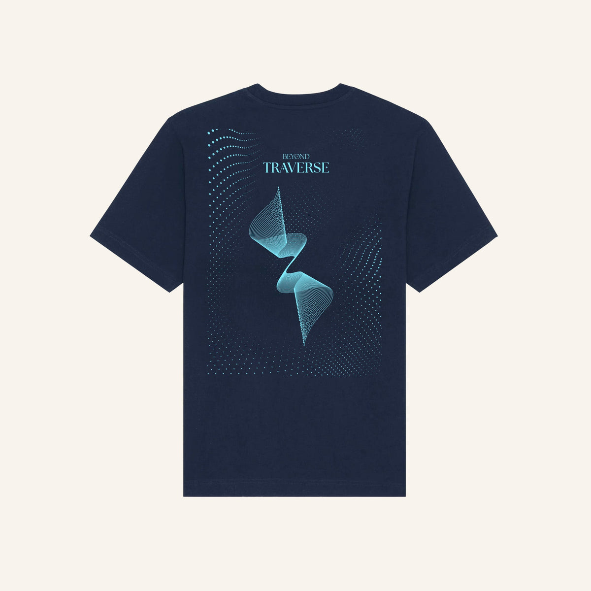 Beyond Traverse | Back Print | Navy T-Shirt - Organic Apparel by The Ei8ht