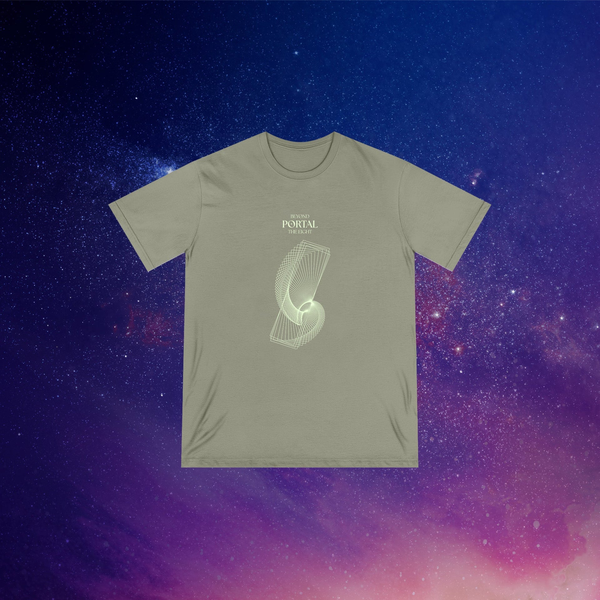 Portal Organic Cotton T-Shirt | Eucalyptus Unisex - Organic Apparel by The Ei8ht