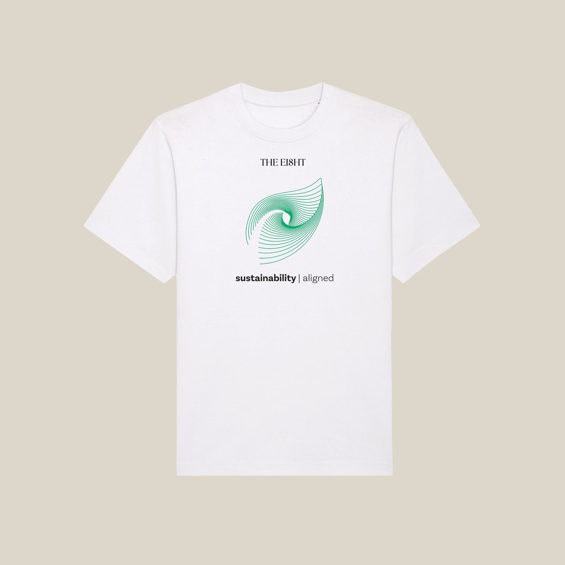 Sustainability Aligned | Oversized T-Shirt | White - Organic Apparel by The Ei8ht