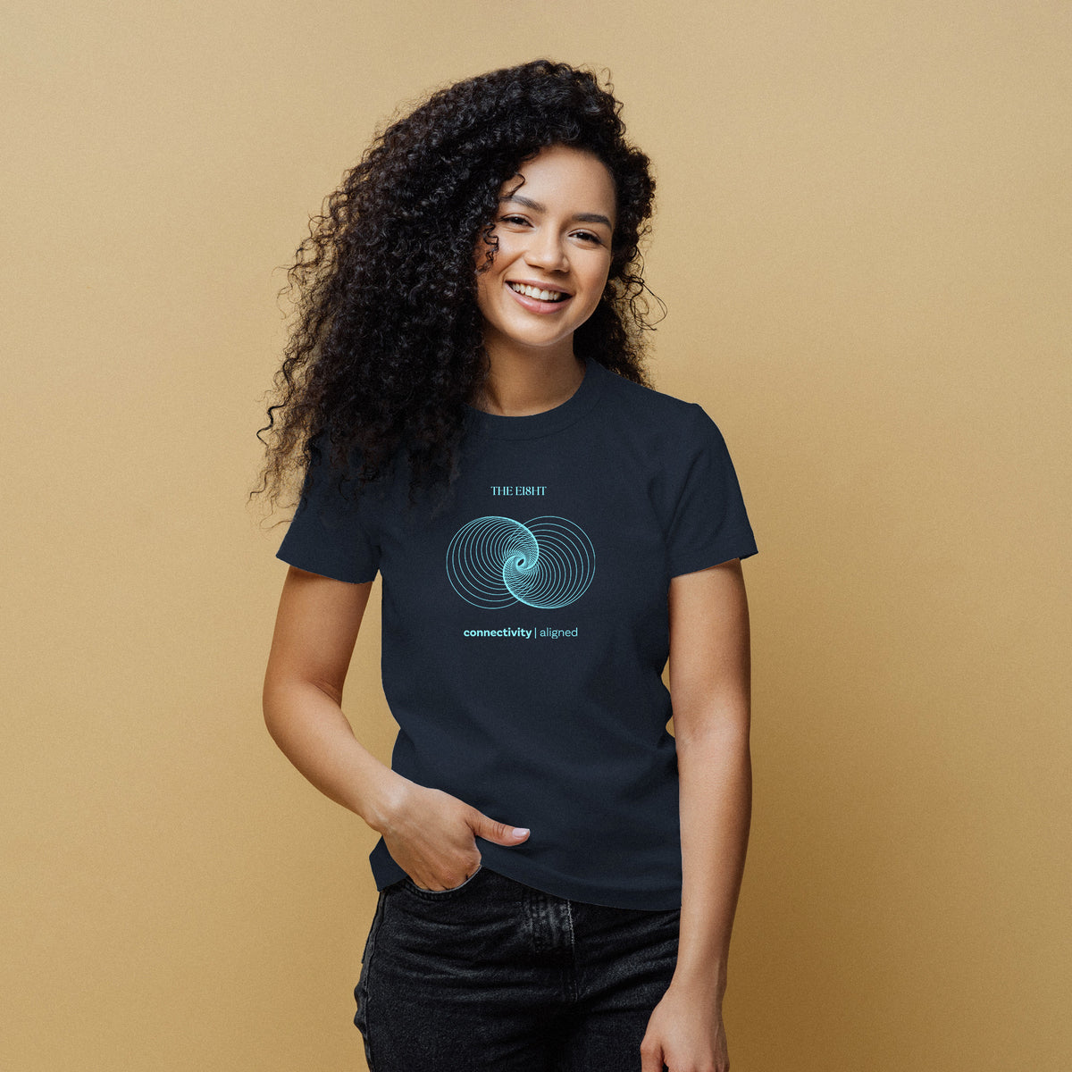 Connectivity Organic Cotton T-Shirt | Pacific