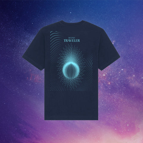 Beyond Traveler | Back Print | Navy T-Shirt