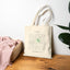 Aligned Tote Bag in Natural | Eco - Friendly Cotton Tote Bag - Organic Apparel by The Ei8ht