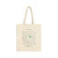 Organic cotton tote bag featuring sacred geometry spiral design for conscious living and mindful shopping by The Ei8ht.