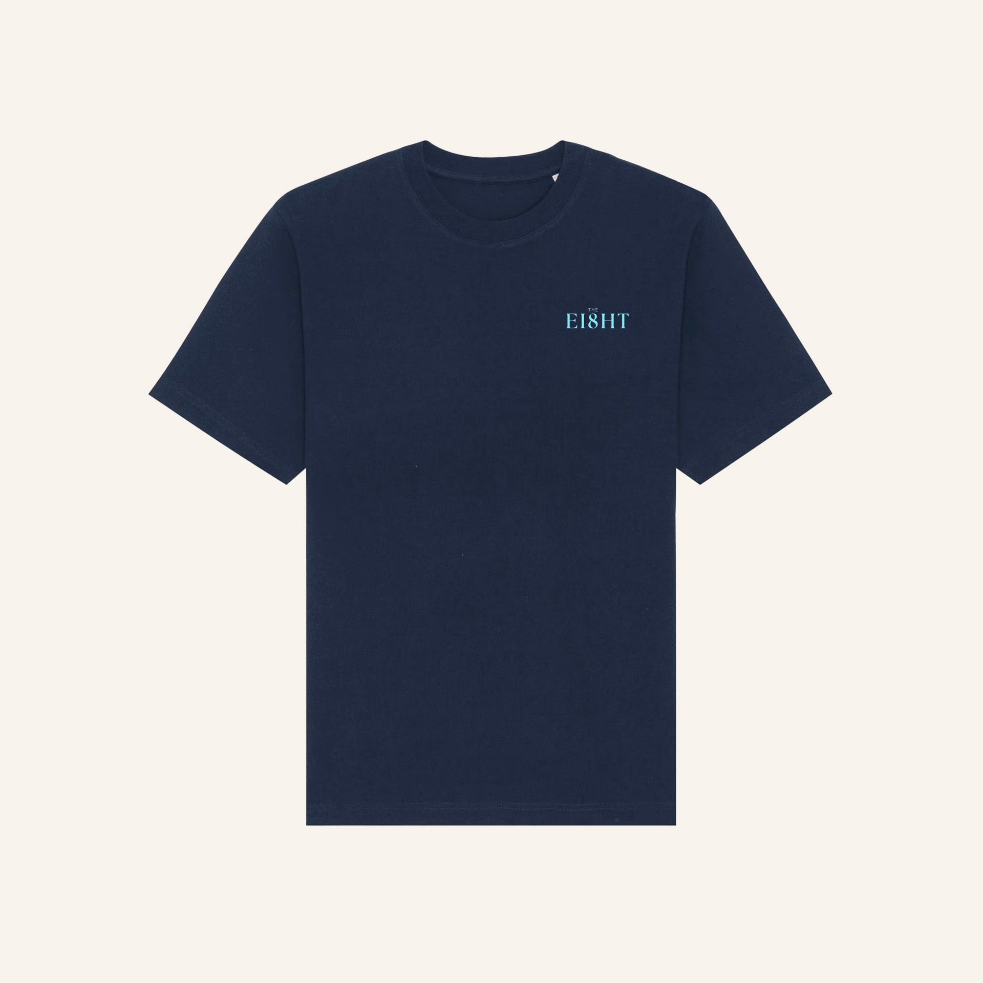 Beyond Transcend | Back Print | Navy T-Shirt - Organic Apparel by The Ei8ht