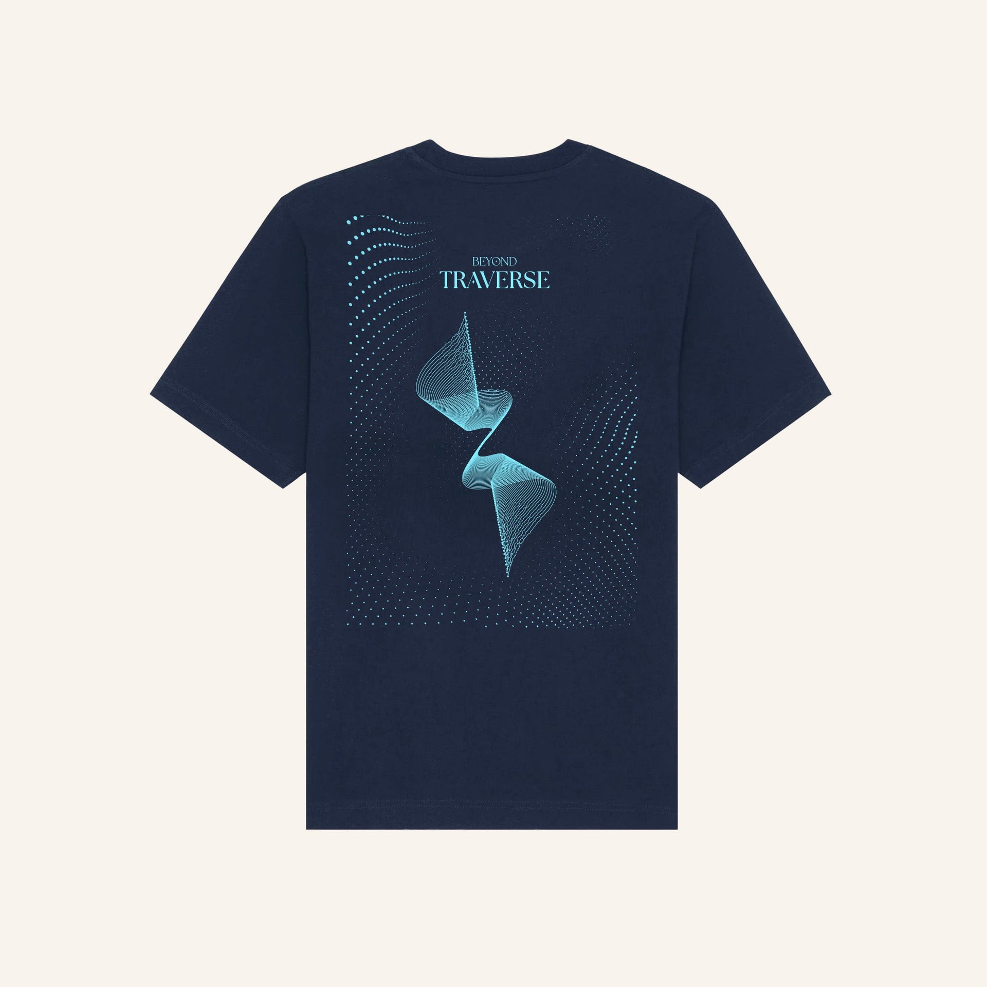 Beyond Traverse | Back Print | Navy T-Shirt - Organic Apparel by The Ei8ht