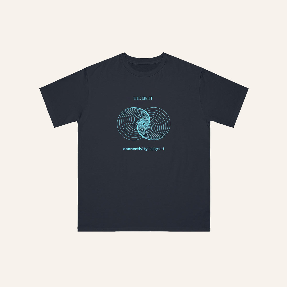 Connectivity Organic T-Shirt | Pacific - Organic Apparel by The Ei8ht