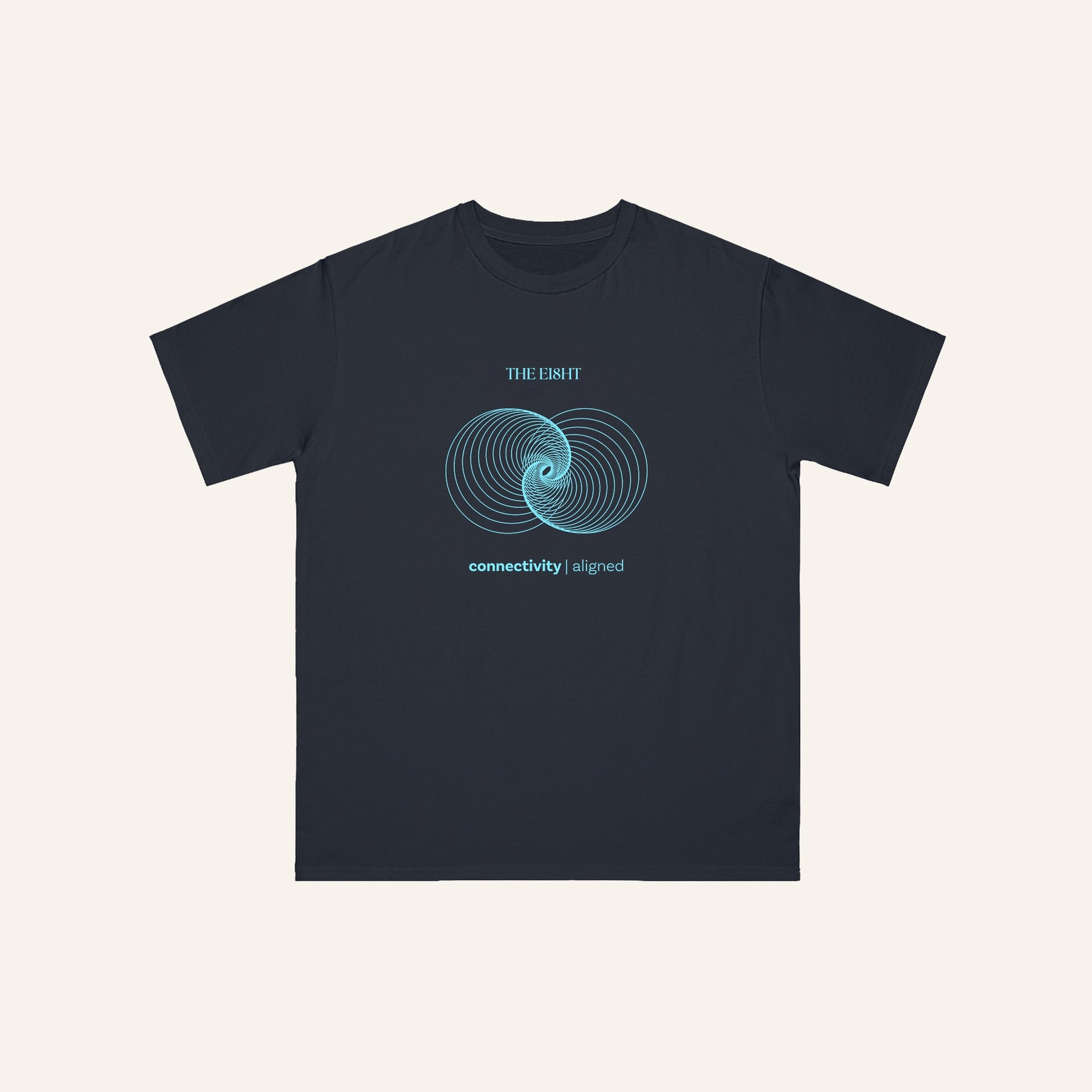 Connectivity Organic T-Shirt | Pacific - Organic Apparel by The Ei8ht