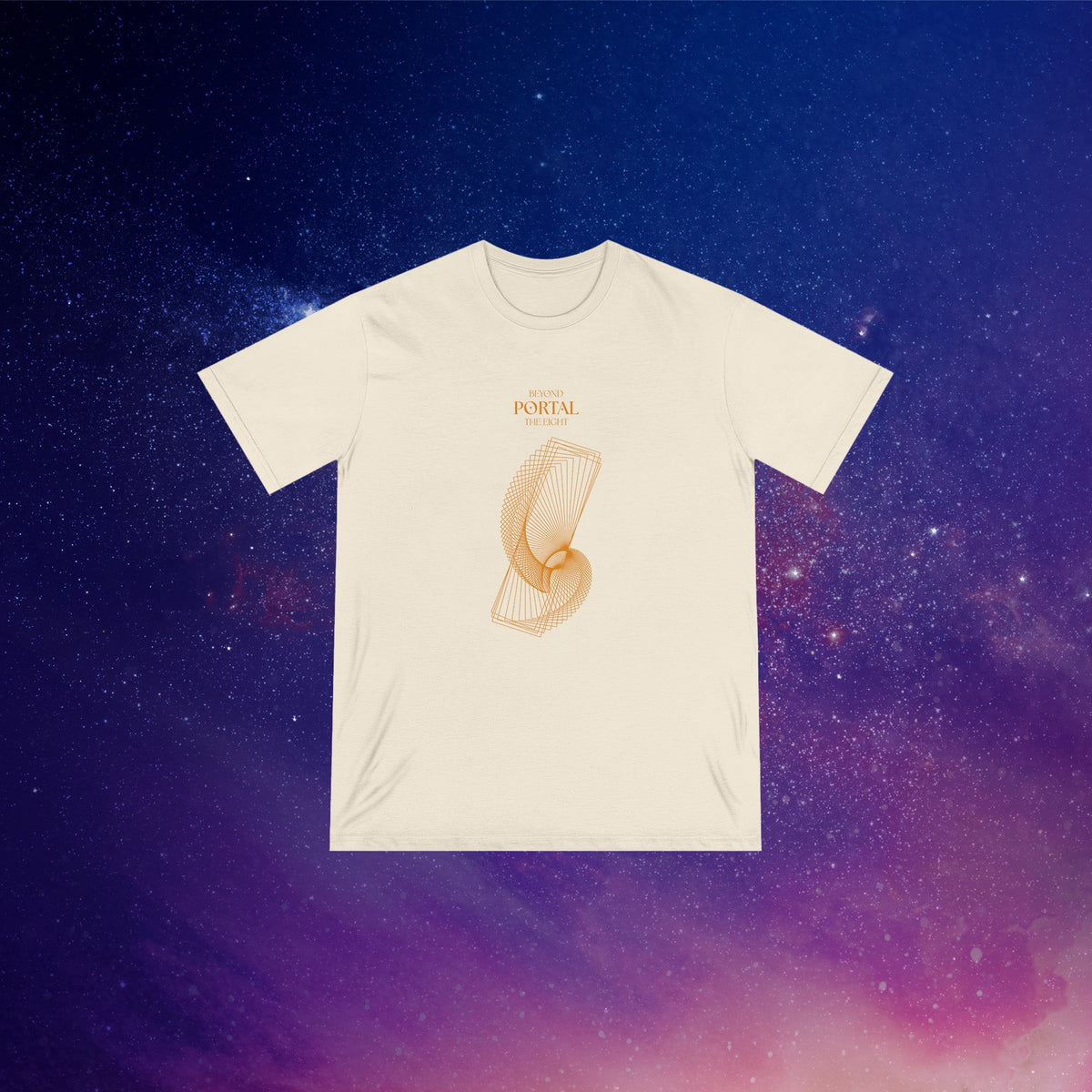 Portal Organic Cotton T-Shirt | Natural Unisex - Organic Apparel by The Ei8ht