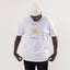 Positivity Aligned | Oversized T-Shirt | White - Organic Apparel by The Ei8ht