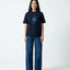 Simplicity Aligned | Oversized T-Shirt | Navy - Organic Apparel by The Ei8ht