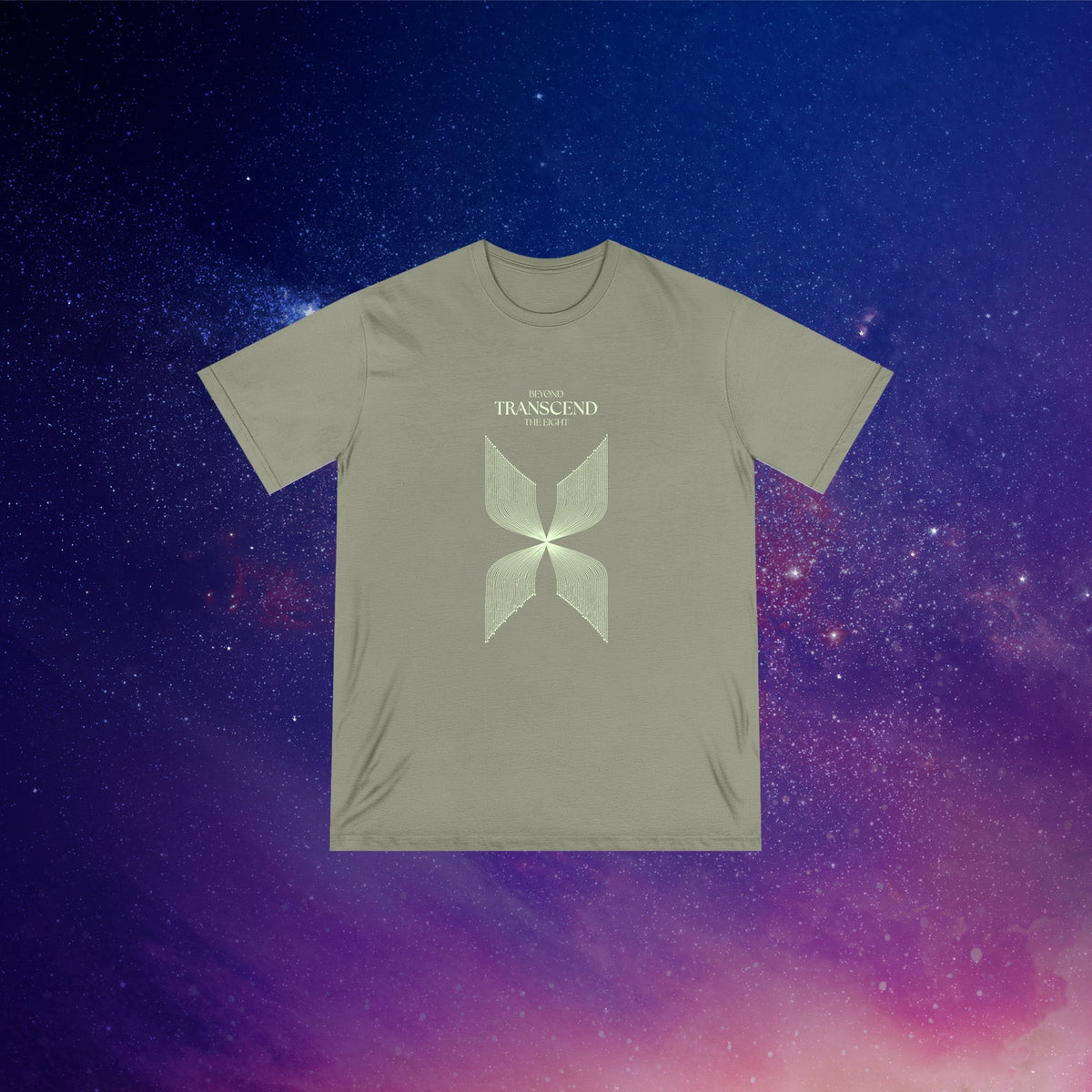 Transcend Organic Cotton T-Shirt | Eucalyptus Unisex - Organic Apparel by The Ei8ht