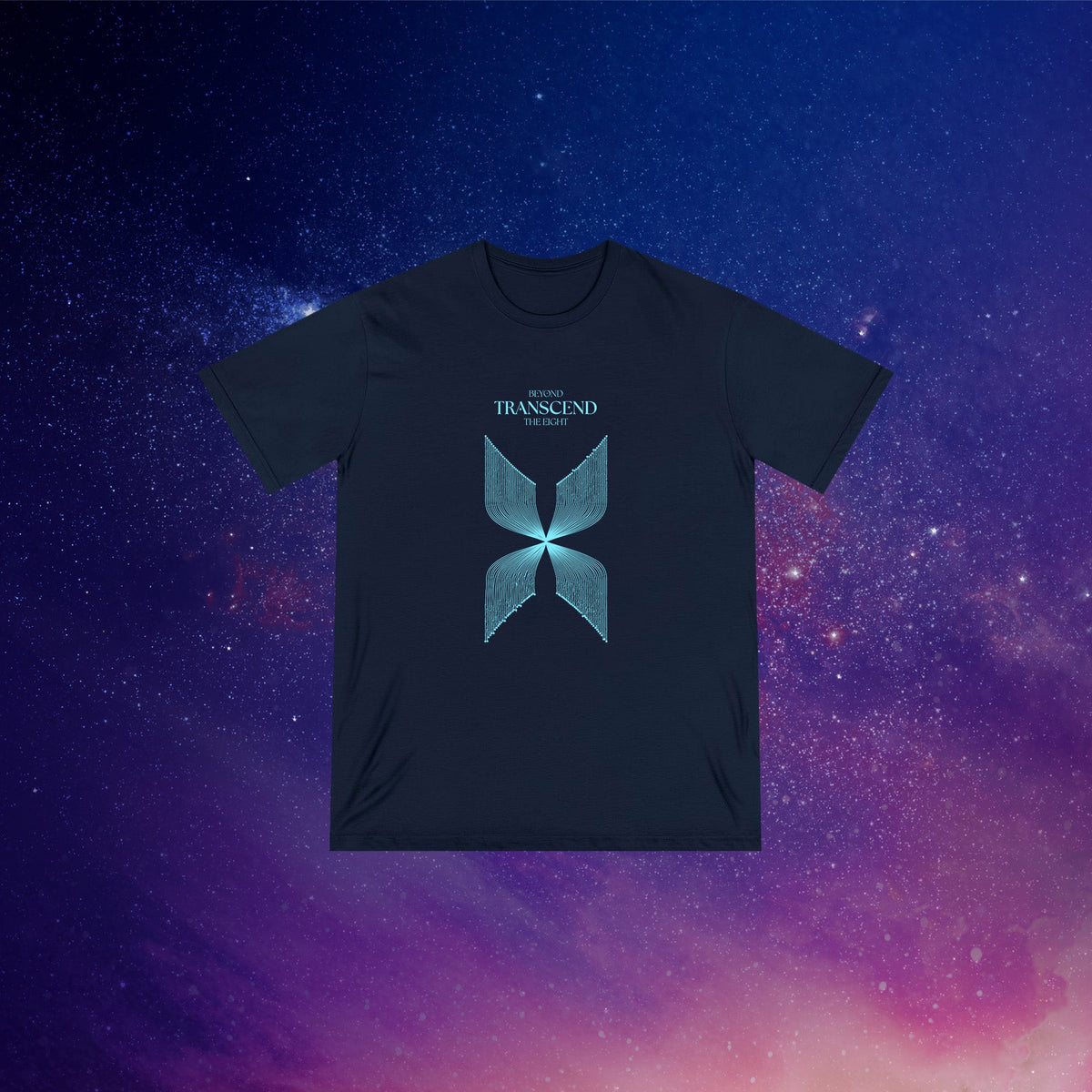 Transcend Organic Cotton T-Shirt | Navy Unisex - Organic Apparel by The Ei8ht