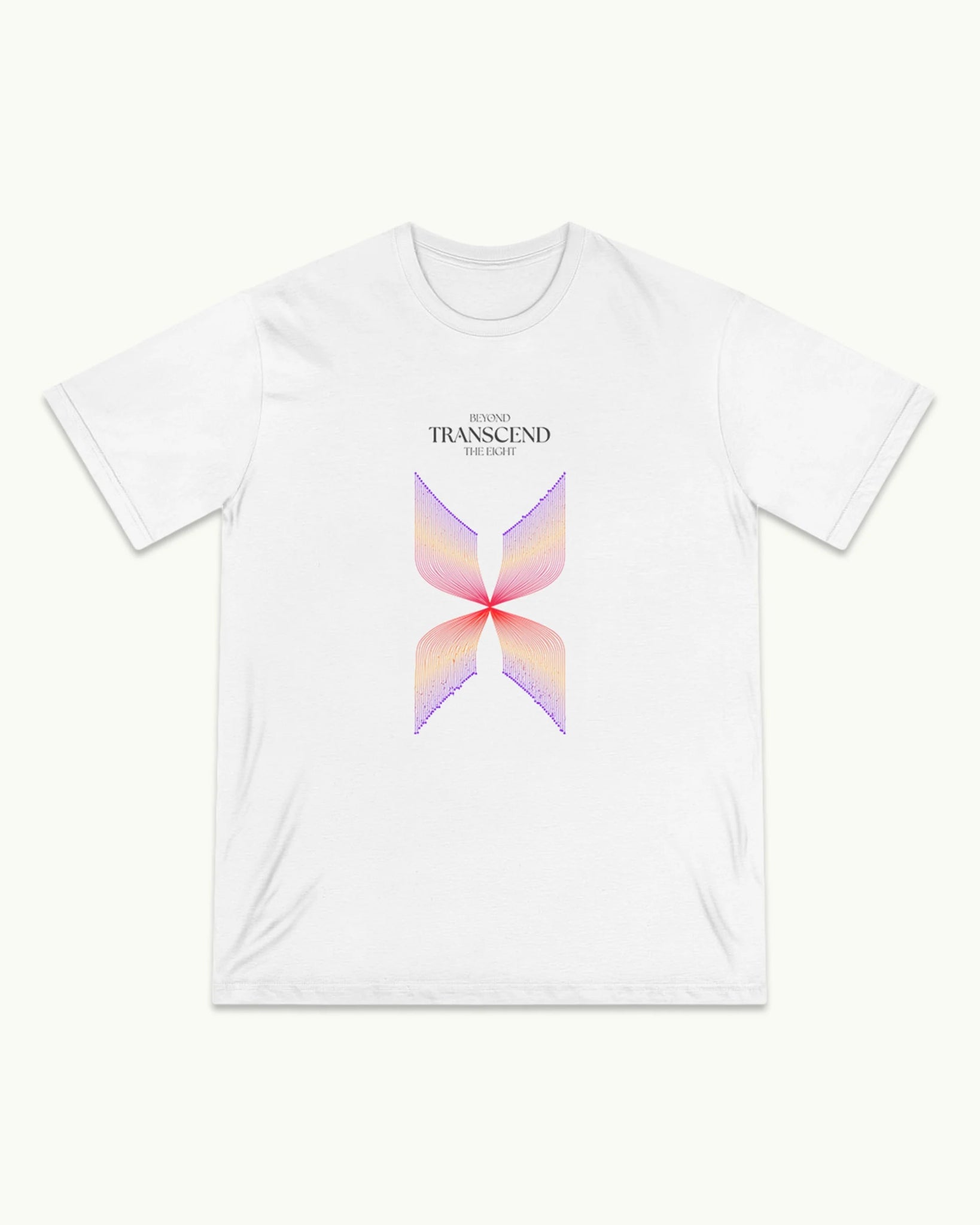 Transcend Organic Cotton T-Shirt - White | The Ei8ht - Organic Apparel by The Ei8ht