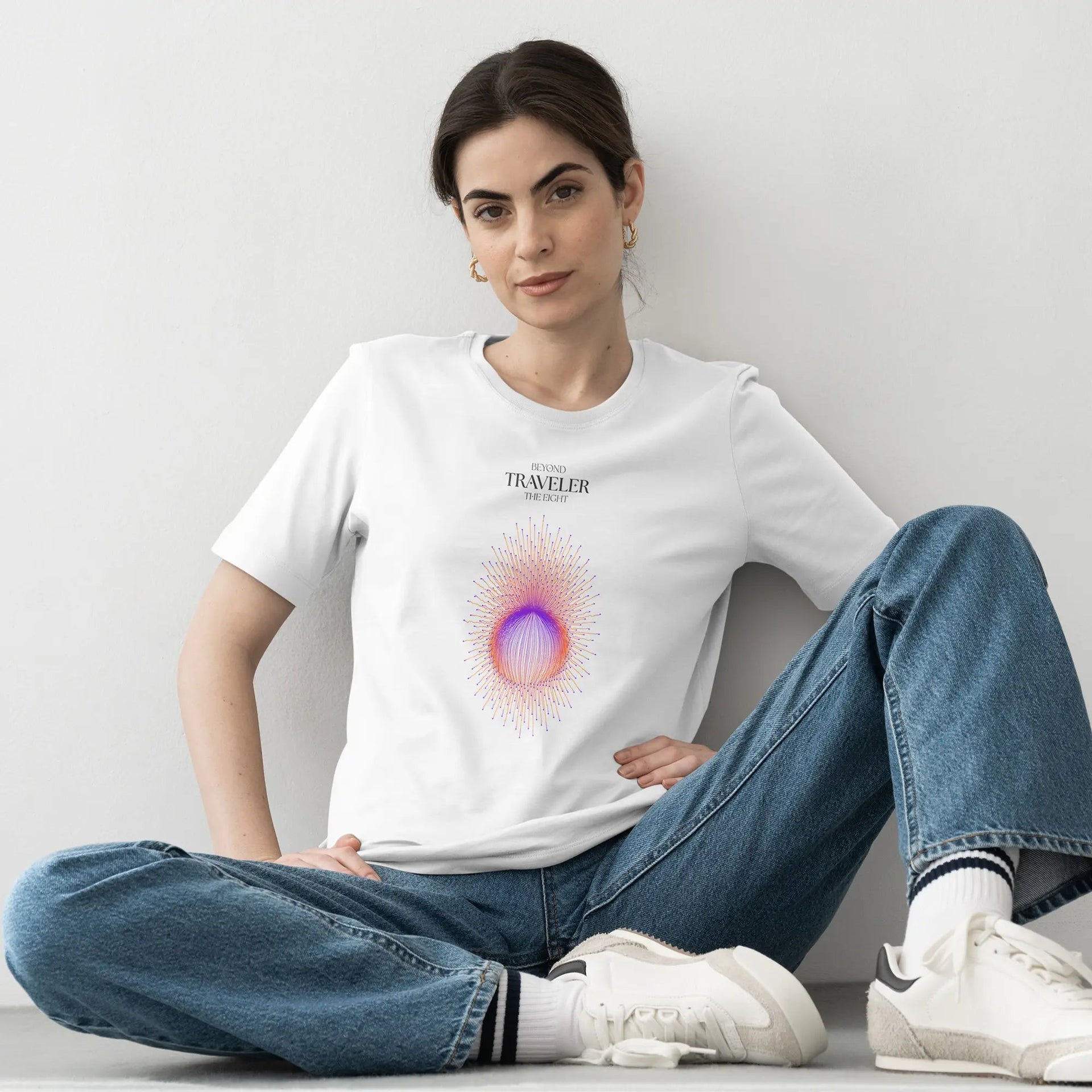 Traveler Organic Cotton T-Shirt - White | The Ei8ht - Organic Apparel by The Ei8ht