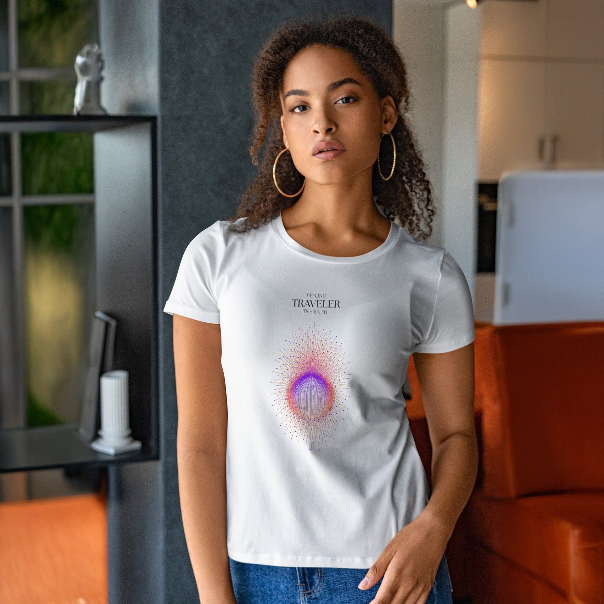 Traveler Organic Cotton T-Shirt - White | The Ei8ht - Organic Apparel by The Ei8ht