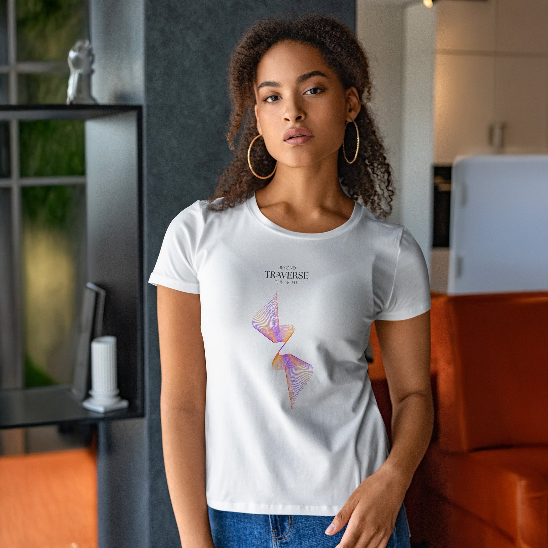 Traverse Organic Cotton T-Shirt - White | The Ei8ht - Organic Apparel by The Ei8ht