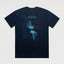 Traverse | Relaxed - fit Organic Cotton T-Shirt | Navy | Back Print - Organic Apparel by The Ei8ht