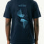 Traverse | Relaxed - fit Organic Cotton T-Shirt | Navy | Back Print - Organic Apparel by The Ei8ht